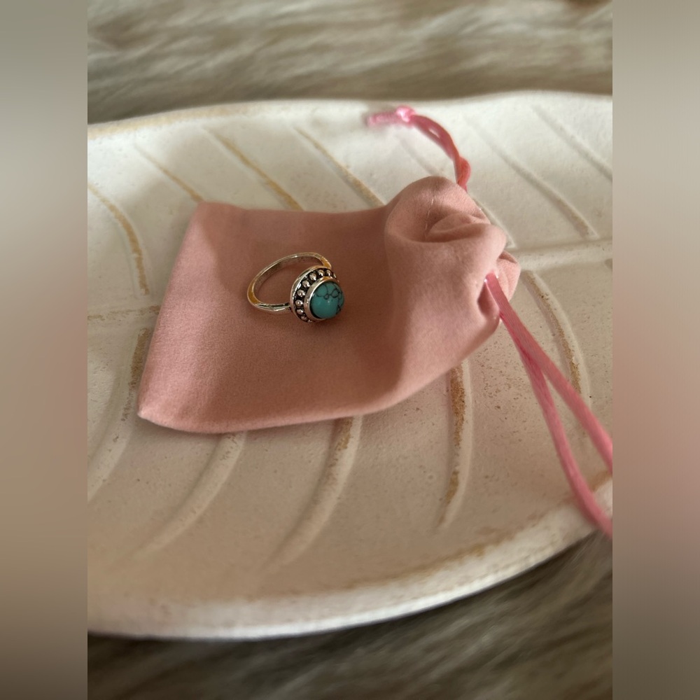 NEW - turquoise & silver ring